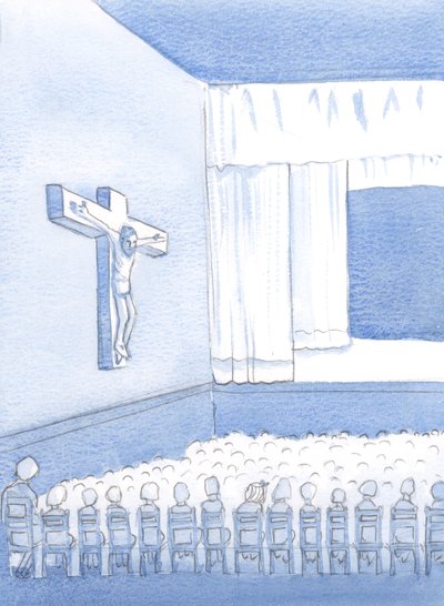 As a Non-Catholic Child in a Catholic School, I Used to Look at the Figure on the Cross, Wondering Who He Was, and Why He Was There by Elizabeth Wang