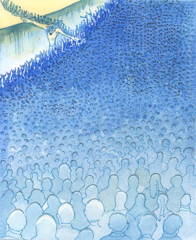 As people move towards death, and the Abyss, some cannot see the bridge to the other side by Elizabeth Wang