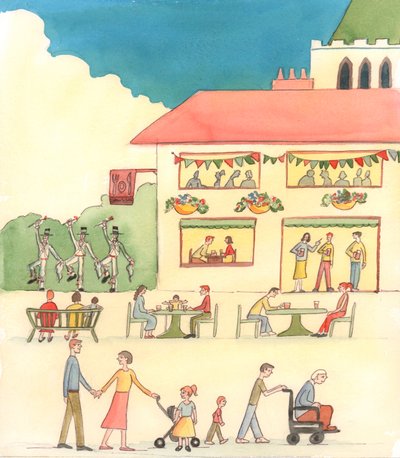 As well as ensuring reverent, beautiful worship of God, Christianity, properly practiced, makes society flower, with mutual help, care for the needy, beauty, joy, human advancement and freedom by Elizabeth Wang