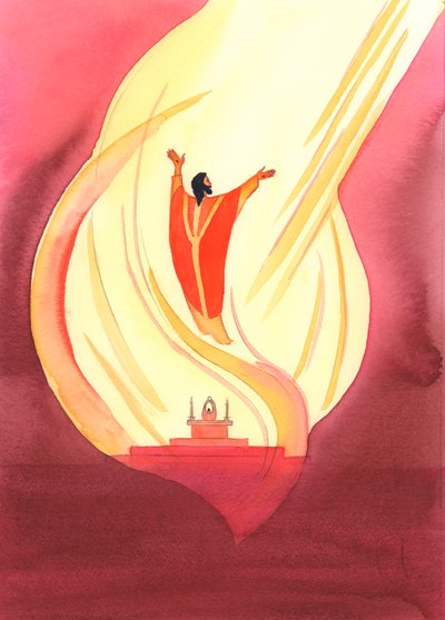 At Mass, even amidst shouts and noise and irreverence, nothing can detract from the majesty and dignity of the tremendous Sacrifice of Christ, offered to the Father, in the Holy Spirit by Elizabeth Wang