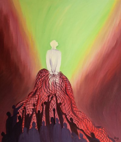 At the Mass, like a fisherman, Jesus draws up into His Kingdom those who love Him. by Elizabeth Wang