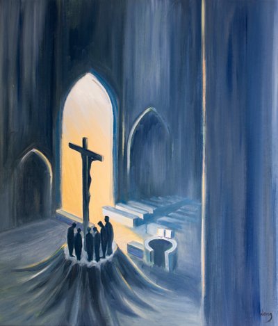 At the Mass we offer in thanksgiving a holy and living Sacrifice by Elizabeth Wang