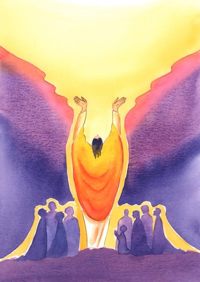Because Jesus Christ is God as well as man, and Present amongst us at Mass by Elizabeth Wang