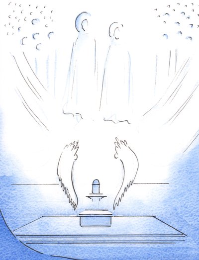 By representations, in our sanctuaries, of Heavenly realities, people find it easier to pray: hearts and minds are raised to God by Elizabeth Wang