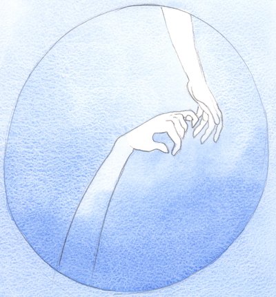 By the Briefest Prayer or the Smallest Act of Charity, a Soul May Be Saved from Hell, as if Held Up by the Tip of a Finger by Elizabeth Wang
