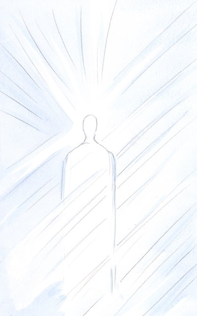 Christ, Really Man, before you, is risen and alive. Contemplate the same Christ, Divine Son, majestic by Elizabeth Wang