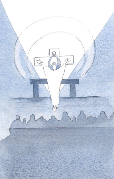 Christ appeared before us, quietly, to offer glory and honour to the Father by Elizabeth Wang