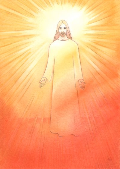 Christ is radiant and joyful in His Risen Life by Elizabeth Wang