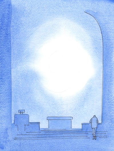 Christ is truly present in the Blessed Sacrament. We please and honour God when we kneel to thank Him for allowing us to do His work on earth - especially priests by Elizabeth Wang