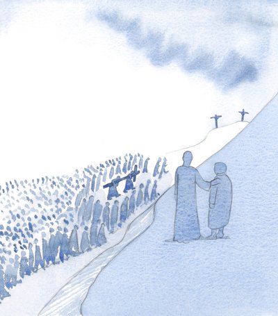 Christ looks tenderly on our remembrance of His sacred Passion. He loves our devotion, and sees how we advance in humility by Elizabeth Wang