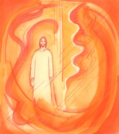 Christ our God is in Heaven now in His purity and power by Elizabeth Wang