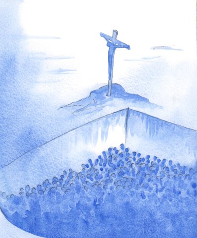 Christ our brother and Divine Saviour paid the debt due from our sins. In acknowledging Him, we emerge from our 