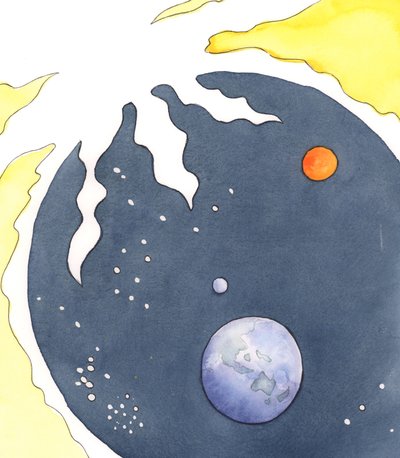 Creation is held in existence by God, 2003 by Elizabeth Wang