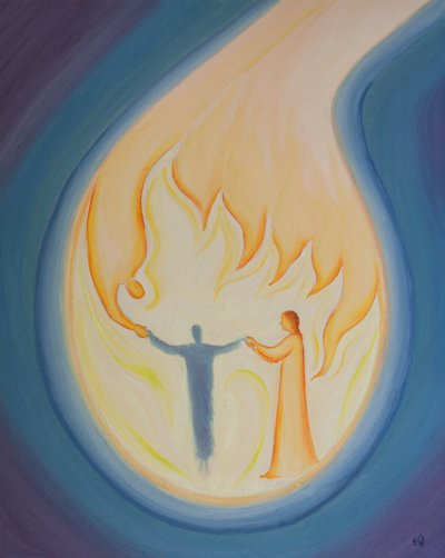 Each of the three Divine Persons is constantly at work in the faithful soul by Elizabeth Wang
