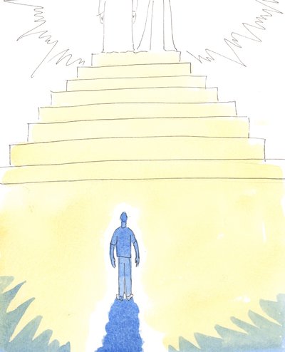 Each of us can picture himself as standing at the 