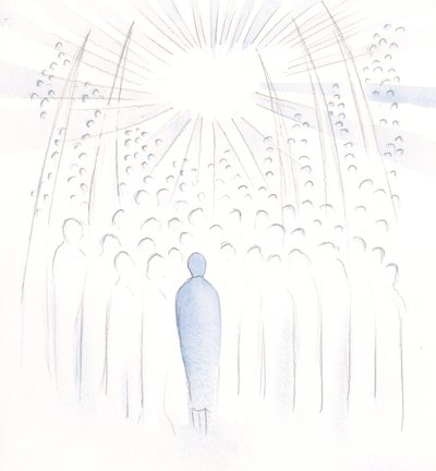 Each Person We Pray for is Lifted into the Light of God and Helped by the Prayers of the Saints by Elizabeth Wang
