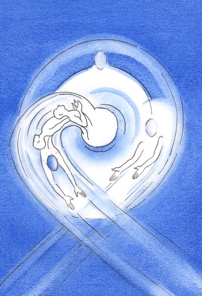 From all eternity the Son of God, who was born of Mary, springs forth from the white-hot love of the Father