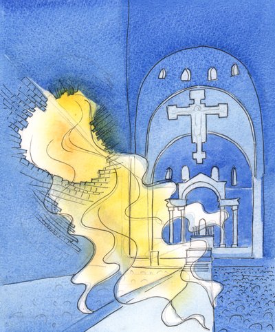 God is so powerful and Holy, it is as if He would crush us with His glory, were He to allow His fiery love to overwhelm us when we are unprepared, 2003 by Elizabeth Wang