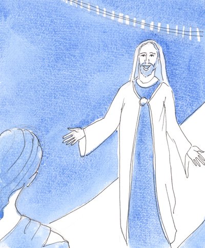 God the Father looks on with infinite kindness whenever a person who has failed in virtue has then repented by Elizabeth Wang
