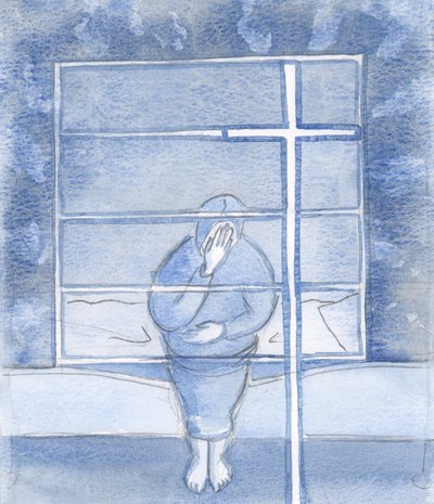 God wraps us in the sweetness and strength of His grace by means of the Holy Sign of the Cross by Elizabeth Wang