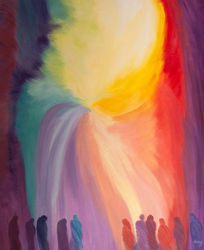 Grace pours upon Christ