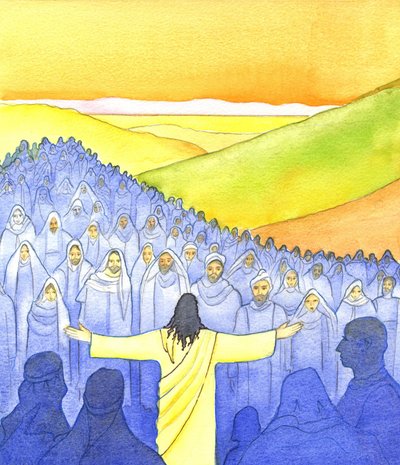 Great Crowds Followed Him by Elizabeth Wang