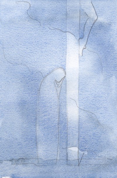 He directed my sight to His Precious Blood, spilt for our sins, and to His Holy Cross, plainly in view by Elizabeth Wang