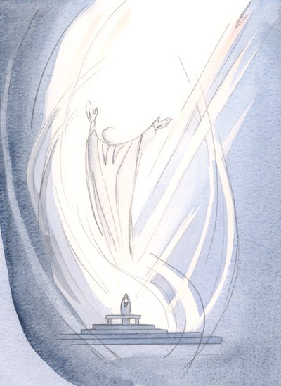 He led me to the Father, in intercession, with the Holy Spirit in a communion of joy. by Elizabeth Wang