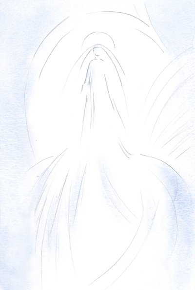 He showed me a glimpse of the magnificence and glory of His dear, Holy Mother by Elizabeth Wang