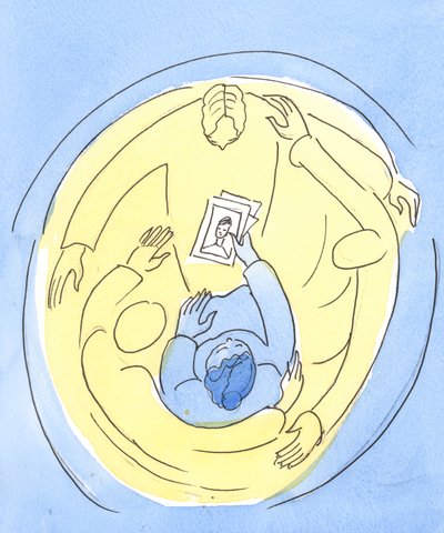 Held in the love of the Three Divine Persons, we can intercede for others by Elizabeth Wang