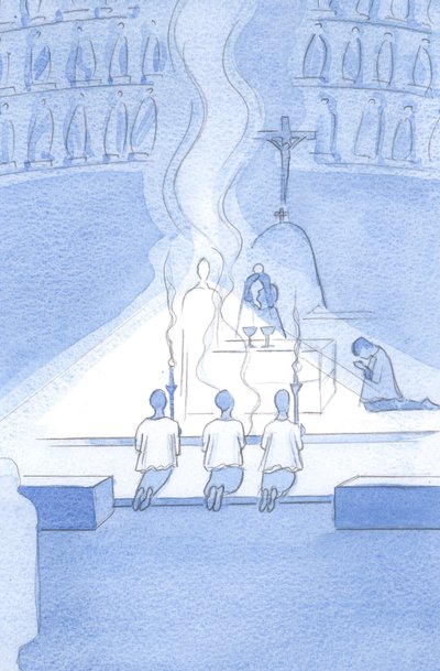 How happy is Christ on being greeted with solemn and heartfelt veneration: befitting His Divinity by Elizabeth Wang