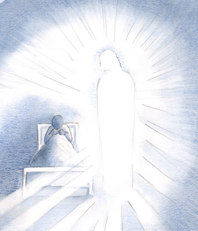 I remember Christ coming to me as a young adult: How blazing was His glory; how dark I saw my own soul to be, 2000 by Elizabeth Wang