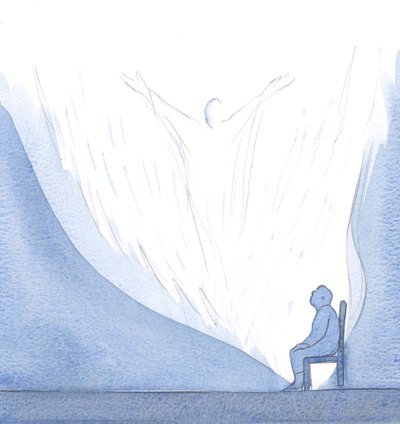 I sat at the side of my soul - as it were - offering Christ