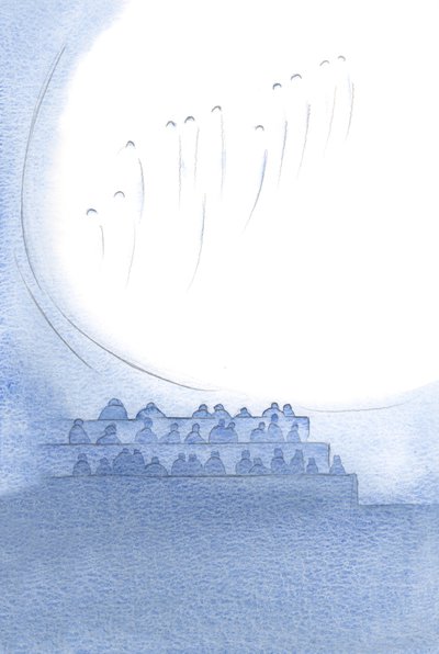 I Saw Rank Upon Rank of Beings Praising God in Glory, and We Were All Encircled by the Spirit of Love by Elizabeth Wang