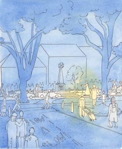 If Jesus were walking through a town centre, people would rush to see Him by Elizabeth Wang