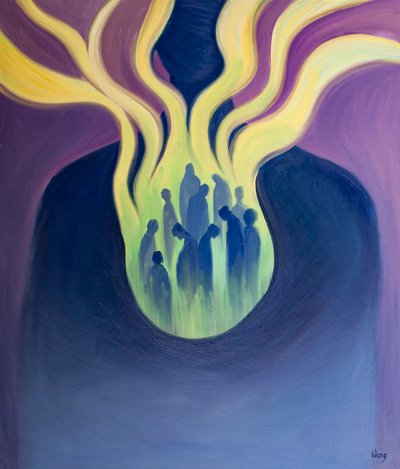 If the love of Christ burns like a fire in our hearts, it will touch the lives of those we cherish and hold there by Elizabeth Wang