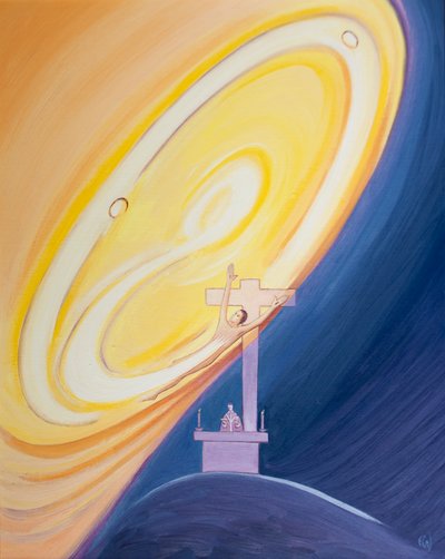 If we are one with Christ in the Mass in the living memorial of the Sacrifice of the Cross, we are one with Christ in His Eternal self-offering in the inner life of the Blessed Trinity by Elizabeth Wang