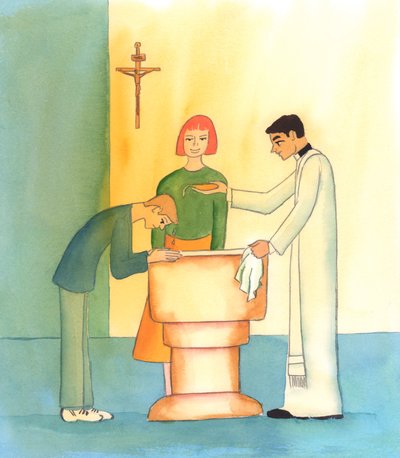 In Baptism a person is made God