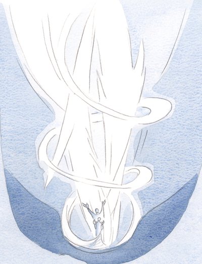 In Communion, Christ shelters the soul by His glory by Elizabeth Wang