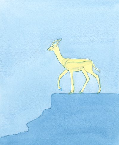 In His grace and beauty, God is like a leaping creature of the plains, like a gazelle: exquisite to look upon, graceful in every act and movement, swift to respond to the least cry or disturbance by Elizabeth Wang