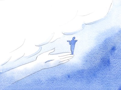 It was Christ who had brought me to the Father, as though whispering to the Father whilst I was held on Christ