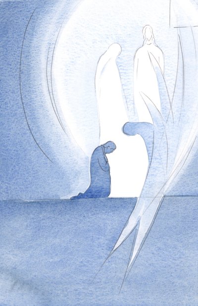 Jesus Came to My Soul with His Holy Mother at Holy Communion, Unseen, and My Angel Joined in the Praise of the Father by Elizabeth Wang