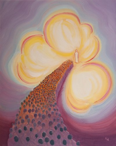 Jesus stands at the heart of the Godhead, rejoices in our praise of the Father, and longs for us to join Him in Heaven by Elizabeth Wang