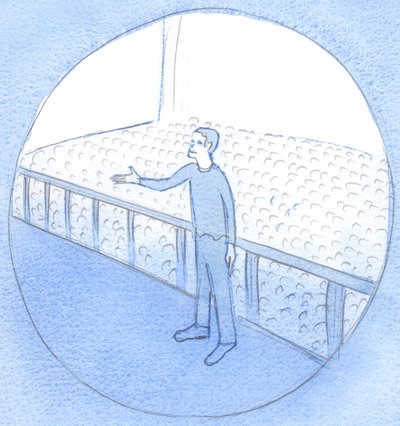 Just as a factory worker speaks well for his fellow-workers, so Christ who is true man intercedes effectively for us, His relations by Elizabeth Wang