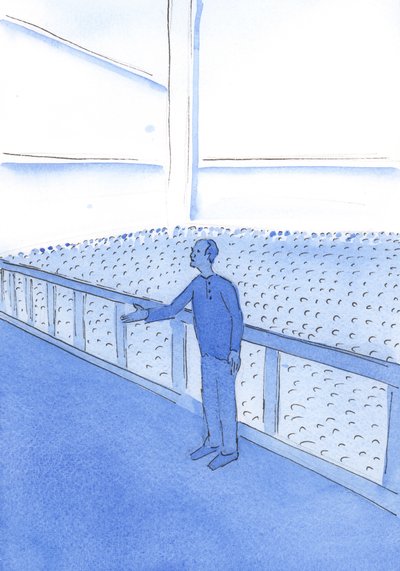 Just as a factory worker speaks well for his fellow-workers, so Christ who is true man intercedes effectively for us, His relations by Elizabeth Wang