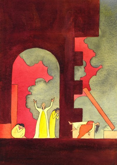 Many years before Christ was born, Jerusalem was invaded, and the holy Temple desecrated and destroyed, to the horror of the people by Elizabeth Wang