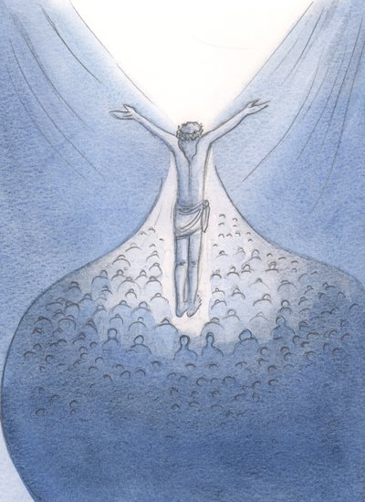 One Day, I Saw the Offering Which Christ Makes for the Living and Departed by Elizabeth Wang