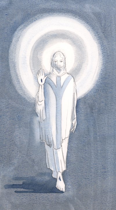 One day, at Holy Mass, I saw Jesus standing amongst us by Elizabeth Wang