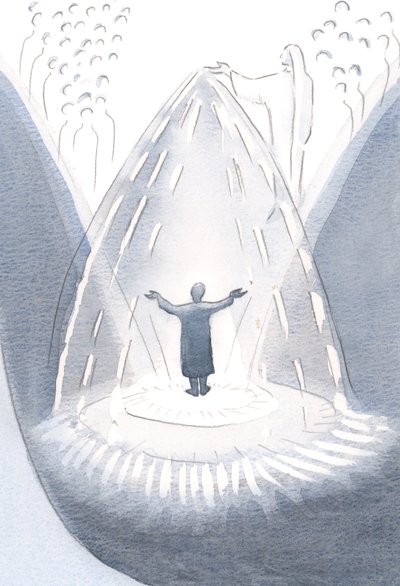 Our Holy Mother Mary Scatters Grace Like Rain, as Soon as We Ask God for Her Help. Through Her, We Are Showered with Blessings by Elizabeth Wang