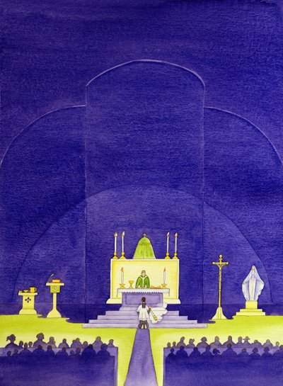 Our churches are holy places consecrated for prayer and worship by Elizabeth Wang